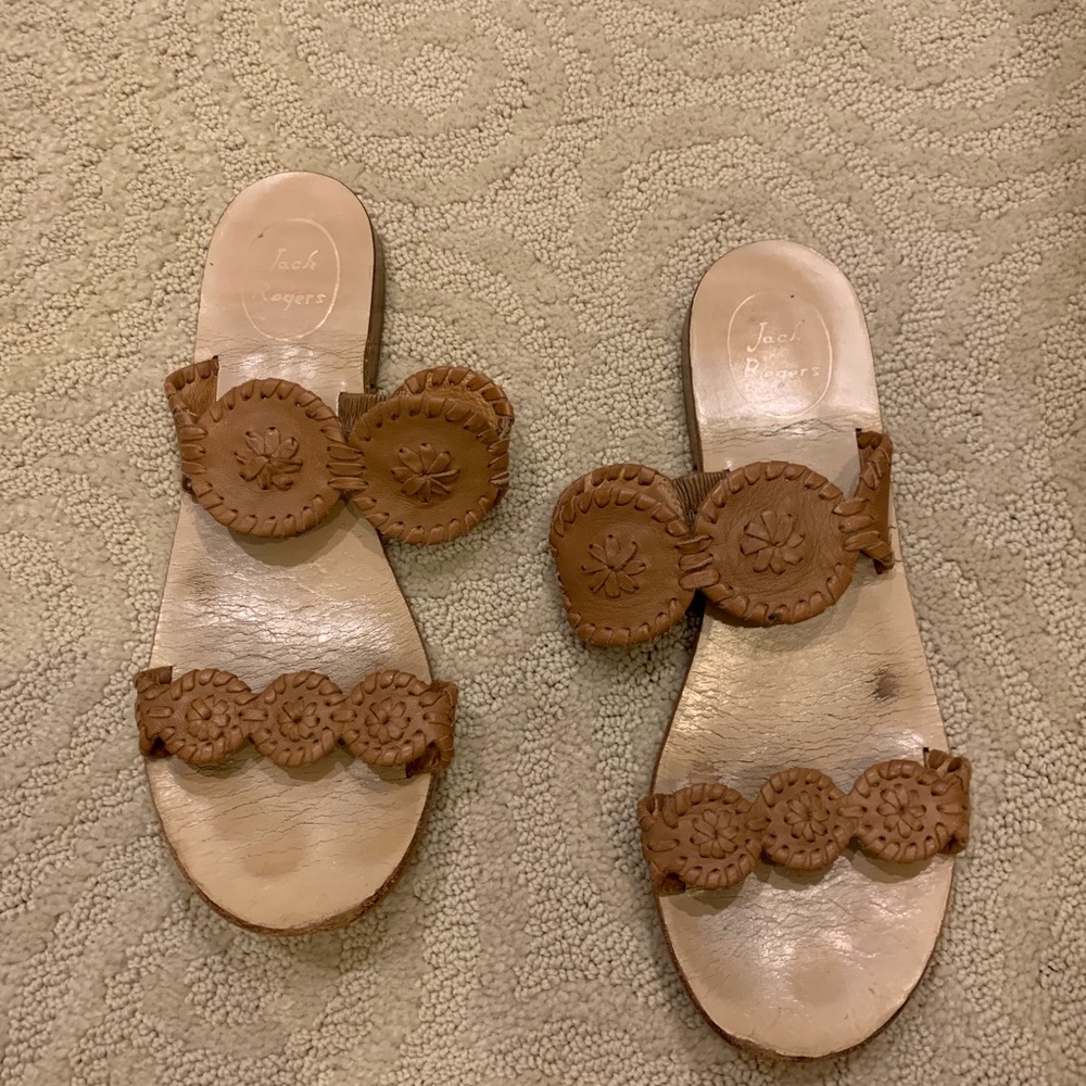 women’s brown jack rodgers “lauren” sandal